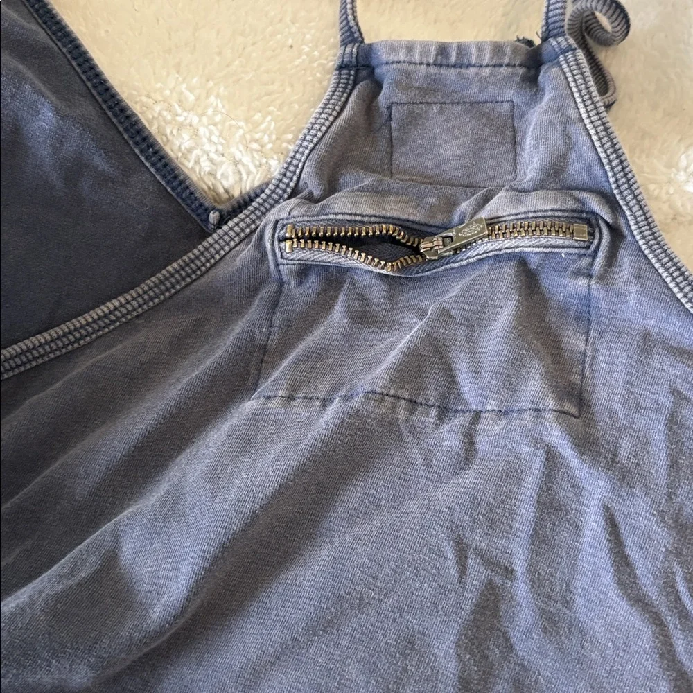 Ashy blue free people romper - Picture 5 of 7